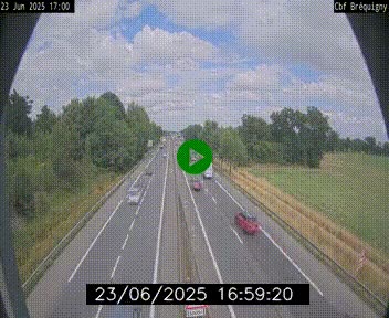 <h2>Webcam sur le périphérique de Rennes (N136) à hauteur du quartier Bréquigny, au sud de la ville</h2>