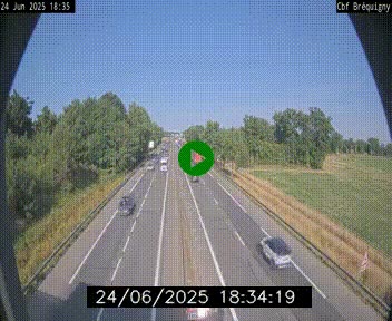 <h2>Webcam sur le périphérique de Rennes (N136) à hauteur du quartier Bréquigny, au sud de la ville</h2>