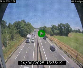<h2>Webcam sur le périphérique de Rennes (N136) à hauteur du quartier Bréquigny, au sud de la ville</h2>