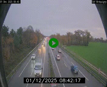 <h2>Webcam sur le périphérique de Rennes (N136) à hauteur du quartier Bréquigny, au sud de la ville</h2>