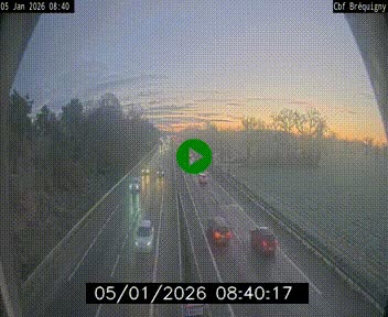 <h2>Webcam sur le périphérique de Rennes (N136) à hauteur du quartier Bréquigny, au sud de la ville</h2>