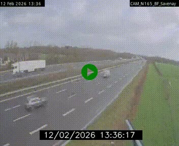 <h2>Webcam sur la N165 à hauteur de Savenay, au nord-ouest de Nantes en direction de la Bretagne</h2>