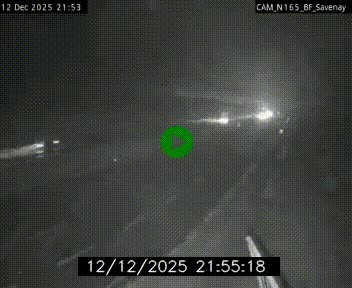 Webcam sur la N165 à hauteur de Savenay, au nord-ouest de Nantes en direction de la Bretagne