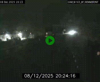 Webcam sur la N165 à hauteur de Hennebont, au nord de Lorient
