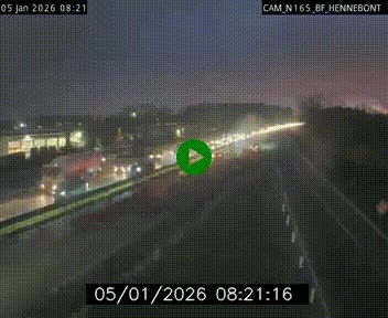 <h2>Webcam sur la N165 à hauteur de Hennebont, au nord de Lorient</h2>