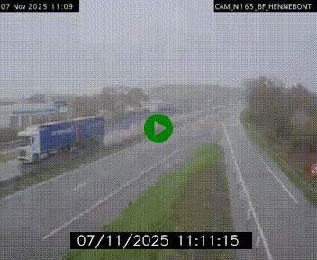 <h2>Webcam sur la N165 à hauteur de Hennebont, au nord de Lorient</h2>