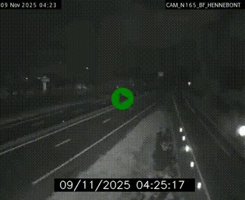 Webcam sur la N165 à hauteur de Hennebont, au nord de Lorient