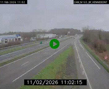 <h2>Webcam sur la N165 à hauteur de Hennebont, au nord de Lorient</h2>