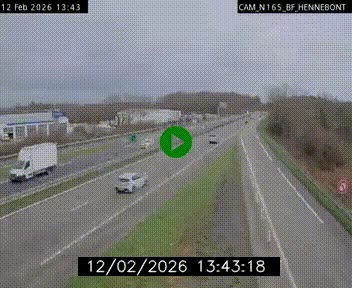 <h2>Webcam sur la N165 à hauteur de Hennebont, au nord de Lorient</h2>