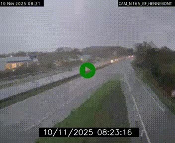 <h2>Webcam sur la N165 à hauteur de Hennebont, au nord de Lorient</h2>