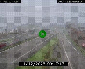 <h2>Webcam sur la N165 à hauteur de Hennebont, au nord de Lorient</h2>