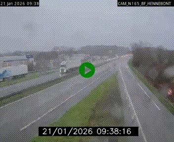 <h2>Webcam sur la N165 à hauteur de Hennebont, au nord de Lorient</h2>