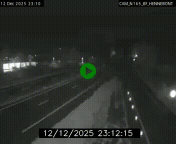 Webcam sur la N165 à hauteur de Hennebont, au nord de Lorient