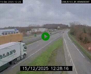 <h2>Webcam sur la N165 à hauteur de Hennebont, au nord de Lorient</h2>
