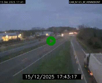 <h2>Webcam sur la N165 à hauteur de Hennebont, au nord de Lorient</h2>