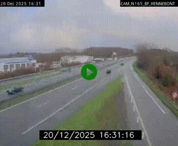 <h2>Webcam sur la N165 à hauteur de Hennebont, au nord de Lorient</h2>