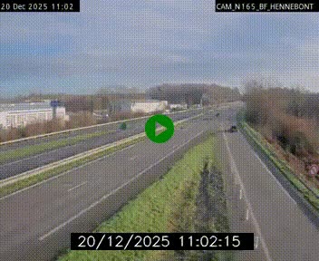 <h2>Webcam sur la N165 à hauteur de Hennebont, au nord de Lorient</h2>