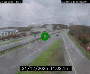 <h2>Webcam sur la N165 à hauteur de Hennebont, au nord de Lorient</h2>
