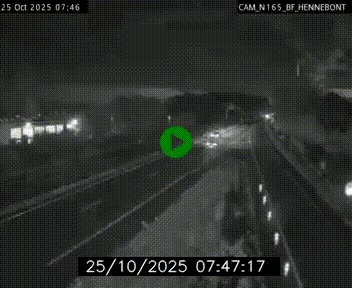<h2>Webcam sur la N165 à hauteur de Hennebont, au nord de Lorient</h2>
