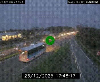 <h2>Webcam sur la N165 à hauteur de Hennebont, au nord de Lorient</h2>