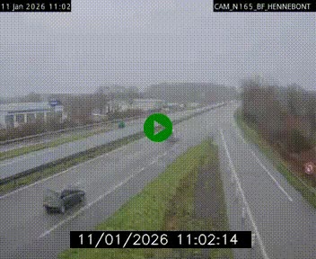 <h2>Webcam sur la N165 à hauteur de Hennebont, au nord de Lorient</h2>
