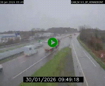 <h2>Webcam sur la N165 à hauteur de Hennebont, au nord de Lorient</h2>