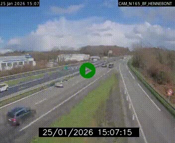 <h2>Webcam sur la N165 à hauteur de Hennebont, au nord de Lorient</h2>