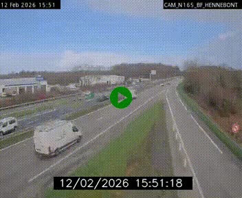 <h2>Webcam sur la N165 à hauteur de Hennebont, au nord de Lorient</h2>