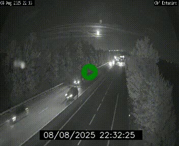 Webcam sur le périphérique de Nantes (N844) après la Porte de Bouguenais, à l'ouest de la ville