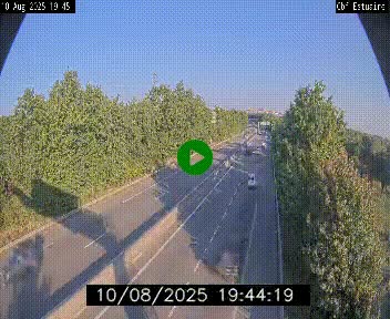 Webcam sur le périphérique de Nantes (N844) après la Porte de Bouguenais, à l'ouest de la ville