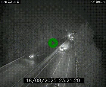 Webcam sur le périphérique de Nantes (N844) après la Porte de Bouguenais, à l'ouest de la ville
