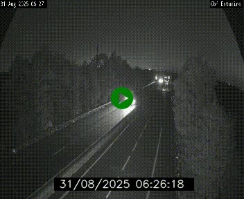 Webcam sur le périphérique de Nantes (N844) après la Porte de Bouguenais, à l'ouest de la ville