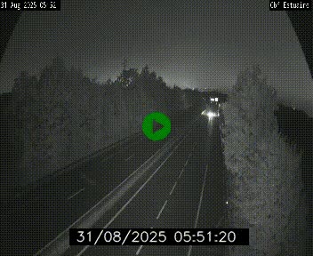 Webcam sur le périphérique de Nantes (N844) après la Porte de Bouguenais, à l'ouest de la ville