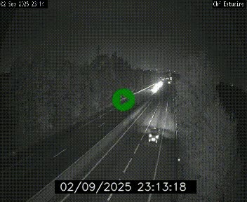 Webcam sur le périphérique de Nantes (N844) après la Porte de Bouguenais, à l'ouest de la ville
