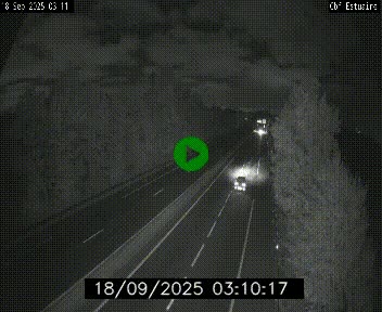 Webcam sur le périphérique de Nantes (N844) après la Porte de Bouguenais, à l'ouest de la ville