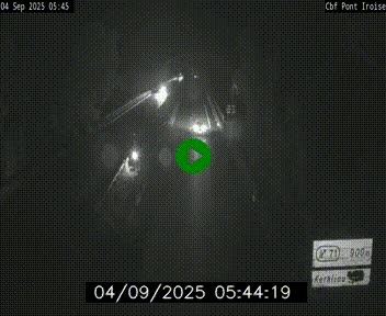 <h2>Webcam sur la N165 après le Pont de l'Iroise, à l'entrée de Brest</h2>