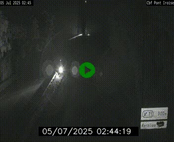 <h2>Webcam sur la N165 après le Pont de l'Iroise, à l'entrée de Brest</h2>