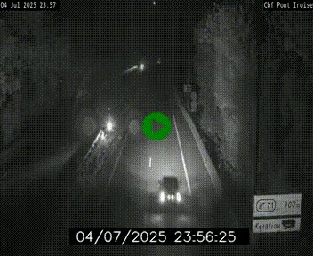<h2>Webcam sur la N165 après le Pont de l'Iroise, à l'entrée de Brest</h2>