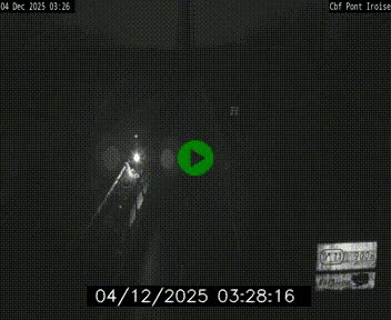 <h2>Webcam sur la N165 après le Pont de l'Iroise, à l'entrée de Brest</h2>