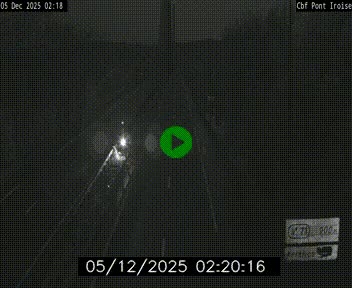 <h2>Webcam sur la N165 après le Pont de l'Iroise, à l'entrée de Brest</h2>