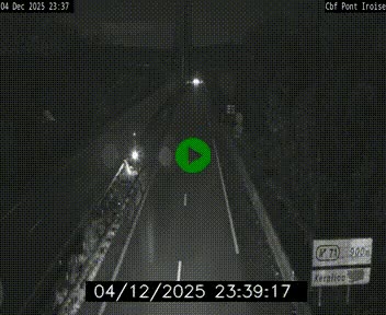 <h2>Webcam sur la N165 après le Pont de l'Iroise, à l'entrée de Brest</h2>