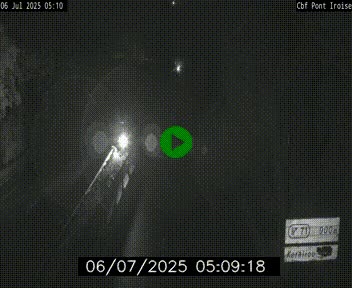 <h2>Webcam sur la N165 après le Pont de l'Iroise, à l'entrée de Brest</h2>