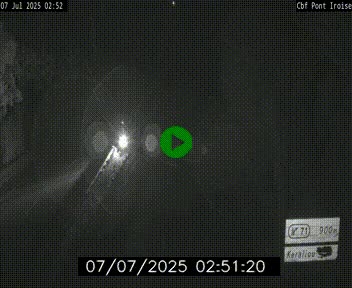 <h2>Webcam sur la N165 après le Pont de l'Iroise, à l'entrée de Brest</h2>