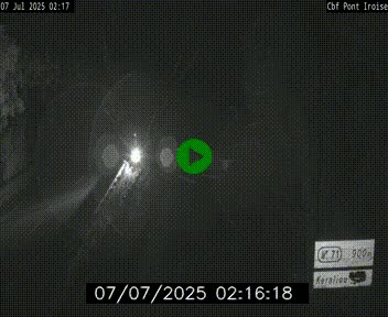 <h2>Webcam sur la N165 après le Pont de l'Iroise, à l'entrée de Brest</h2>