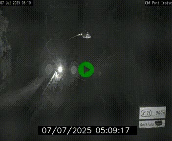 <h2>Webcam sur la N165 après le Pont de l'Iroise, à l'entrée de Brest</h2>