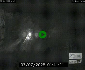 <h2>Webcam sur la N165 après le Pont de l'Iroise, à l'entrée de Brest</h2>