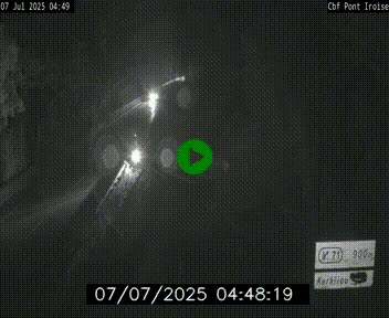 <h2>Webcam sur la N165 après le Pont de l'Iroise, à l'entrée de Brest</h2>