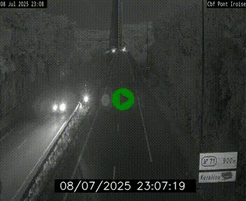 <h2>Webcam sur la N165 après le Pont de l'Iroise, à l'entrée de Brest</h2>
