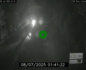 <h2>Webcam sur la N165 après le Pont de l'Iroise, à l'entrée de Brest</h2>