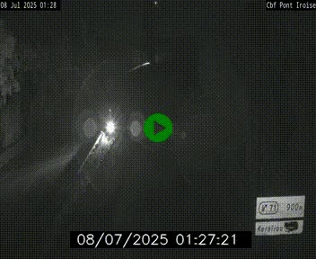 <h2>Webcam sur la N165 après le Pont de l'Iroise, à l'entrée de Brest</h2>
